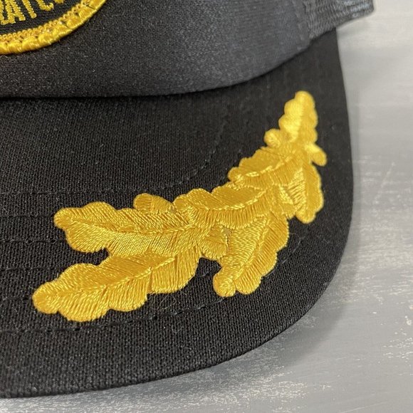 Vintage NRA Scrambled‎ Eggs Patch Mesh Snapback Trucker Hat Cap USA - Picture 3 of 6